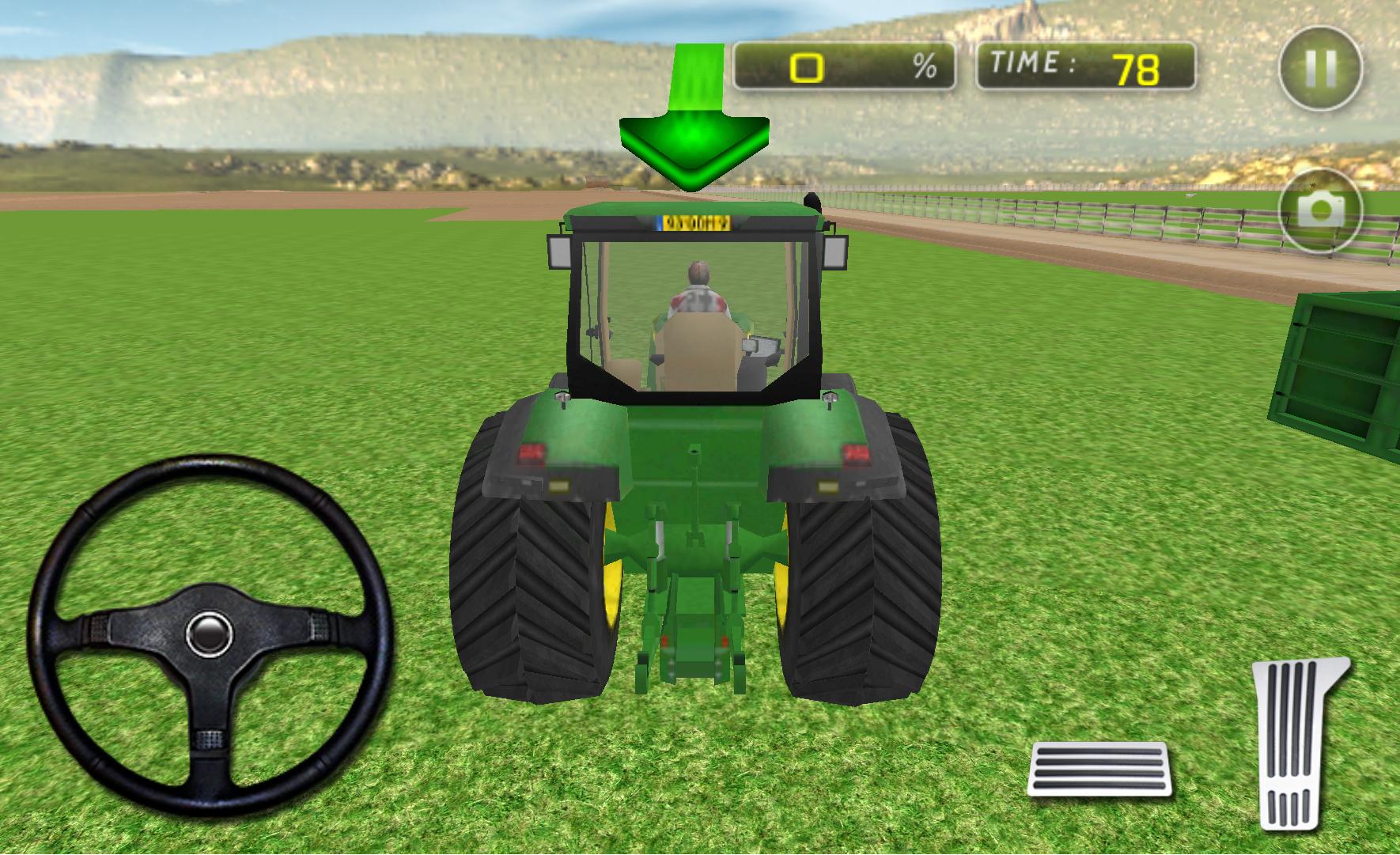 Village Farm Tractor Drive Sim
