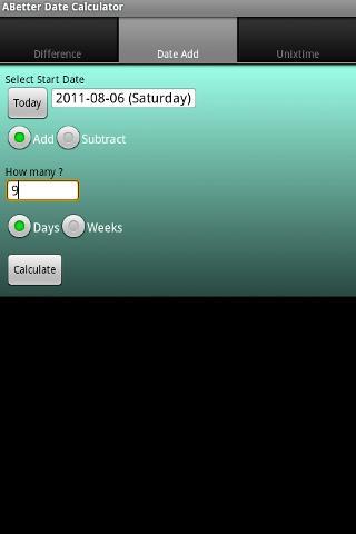 A Better Date Calculator FREE