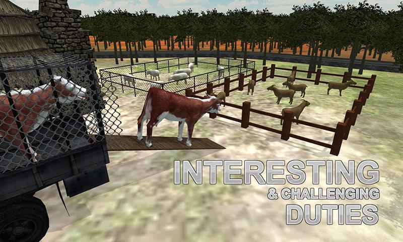 Transporter Truck Farm Animals