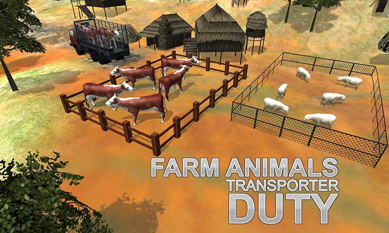 Transporter Truck Farm Animals