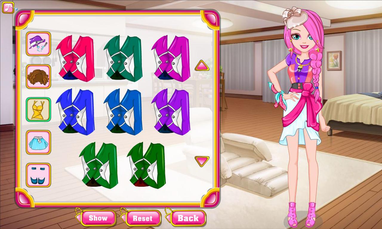 Fashion dress up and makeover