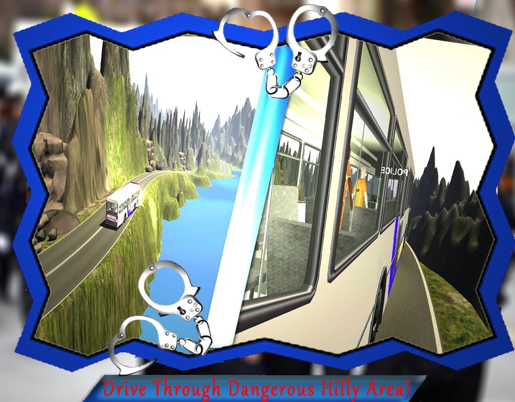 Police Staff Bus Transport 3D