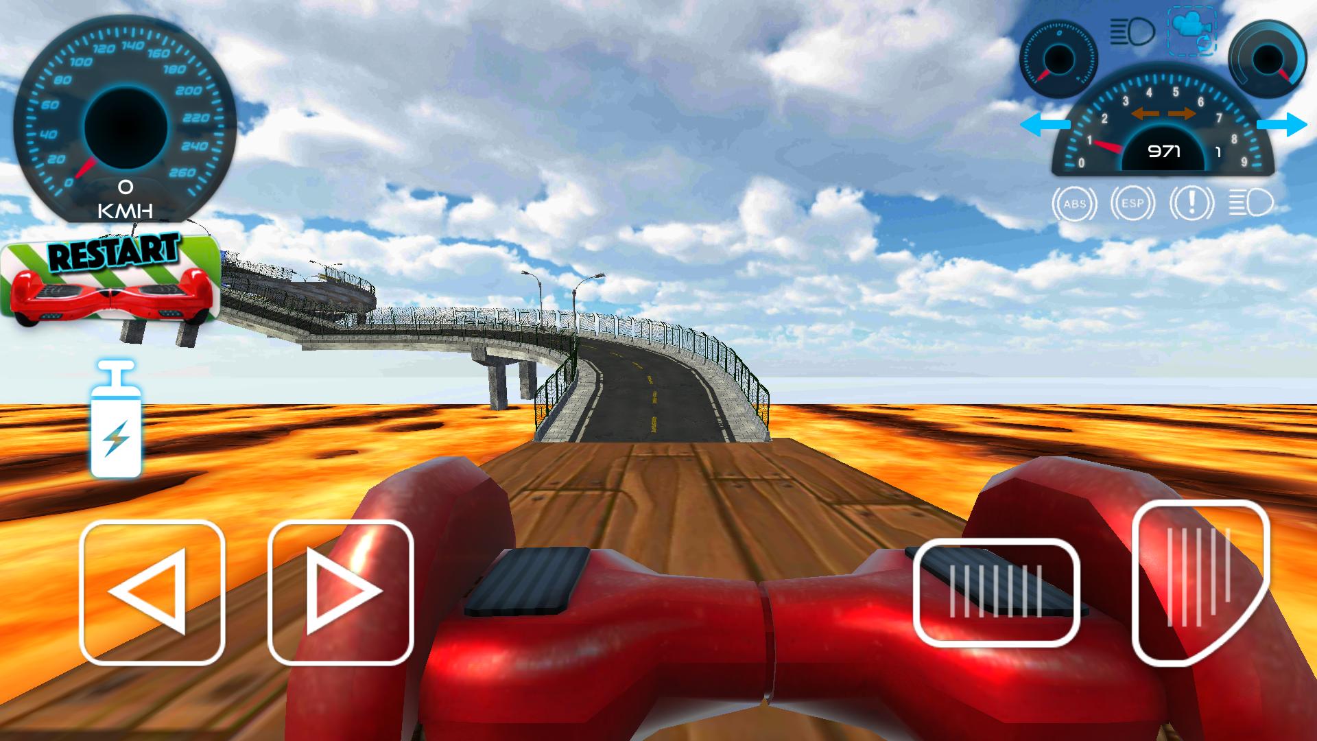 Hoverboard Stunts : Race Scooter Game