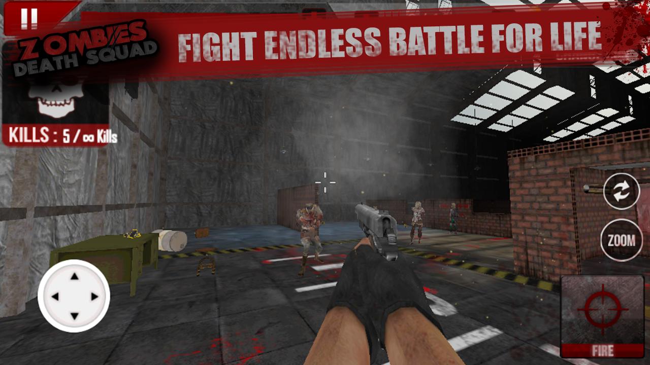 Zombies Death Squad : Dead Zombie Attack Shooter