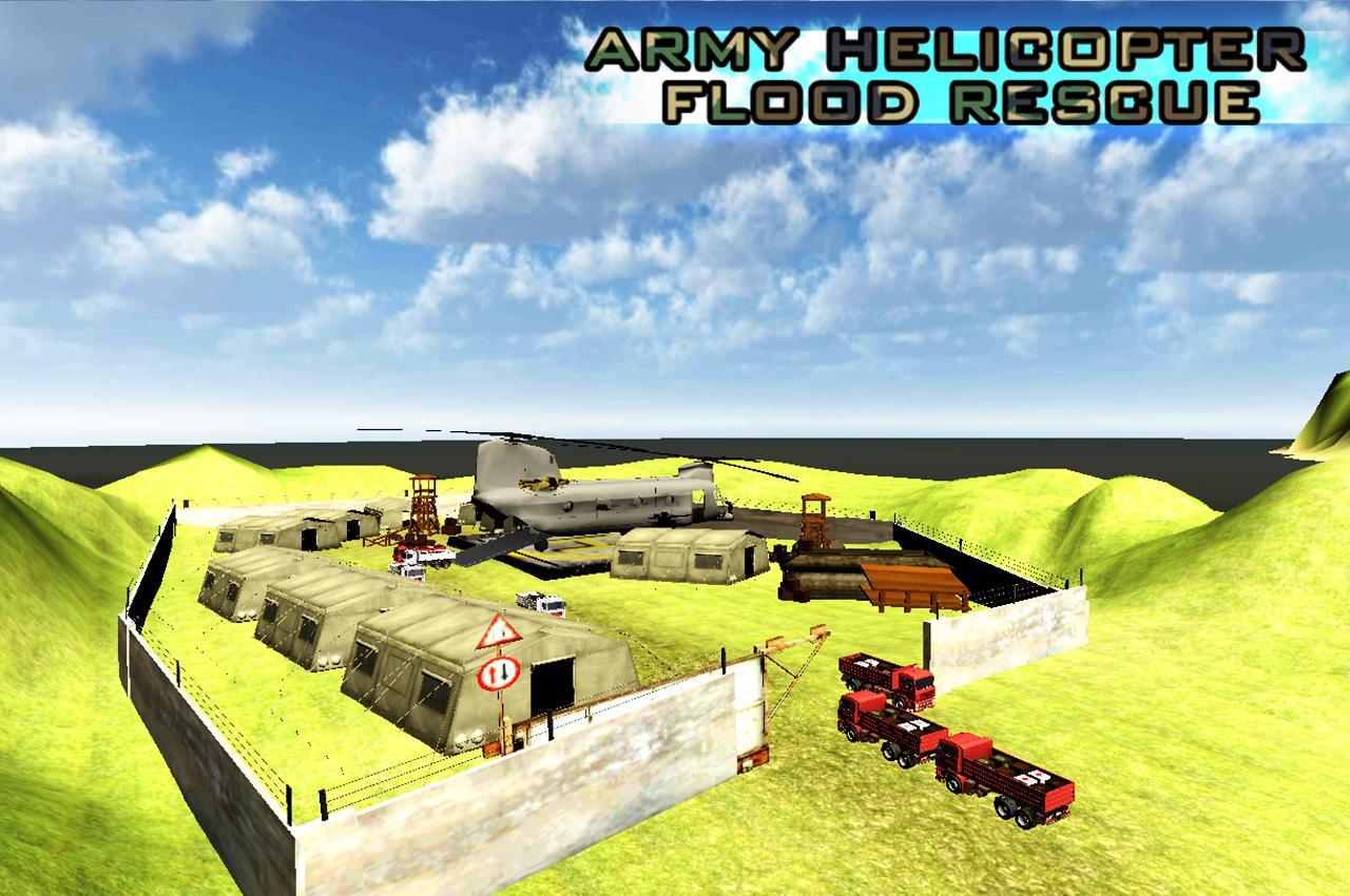 Army Helicopter Flood Rescue