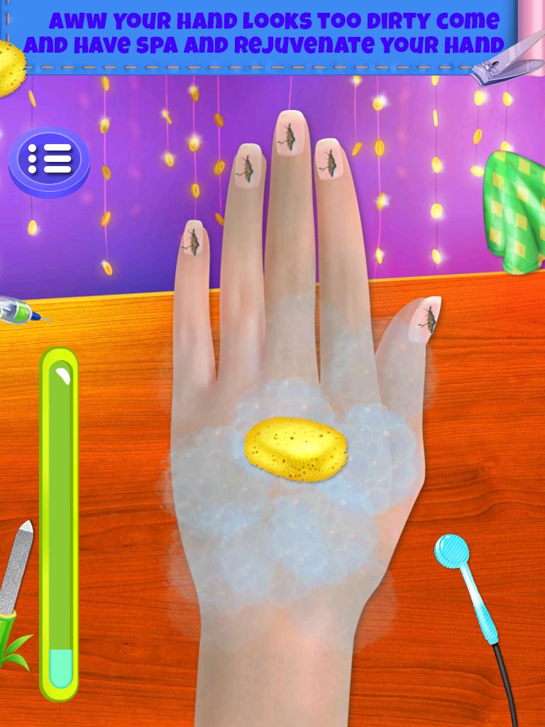 hand makeup salon treatment