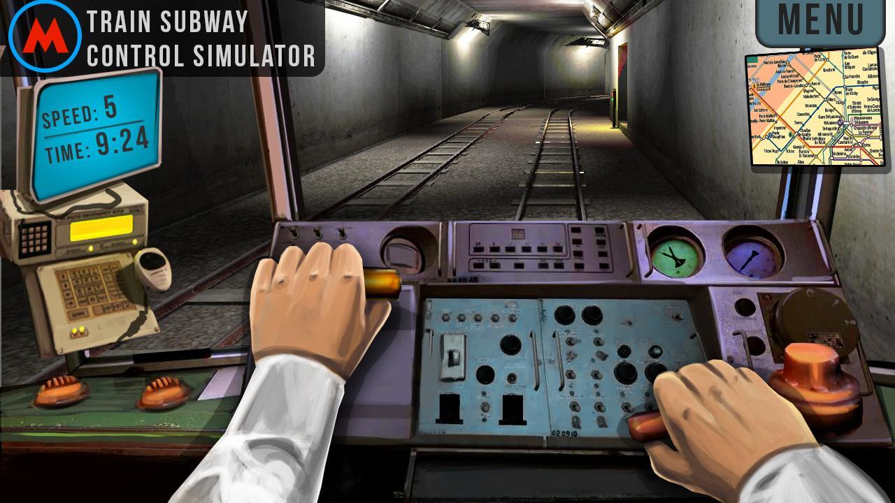 Subway 3D Control Simulator