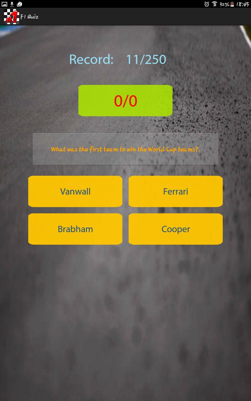 F1 Quiz