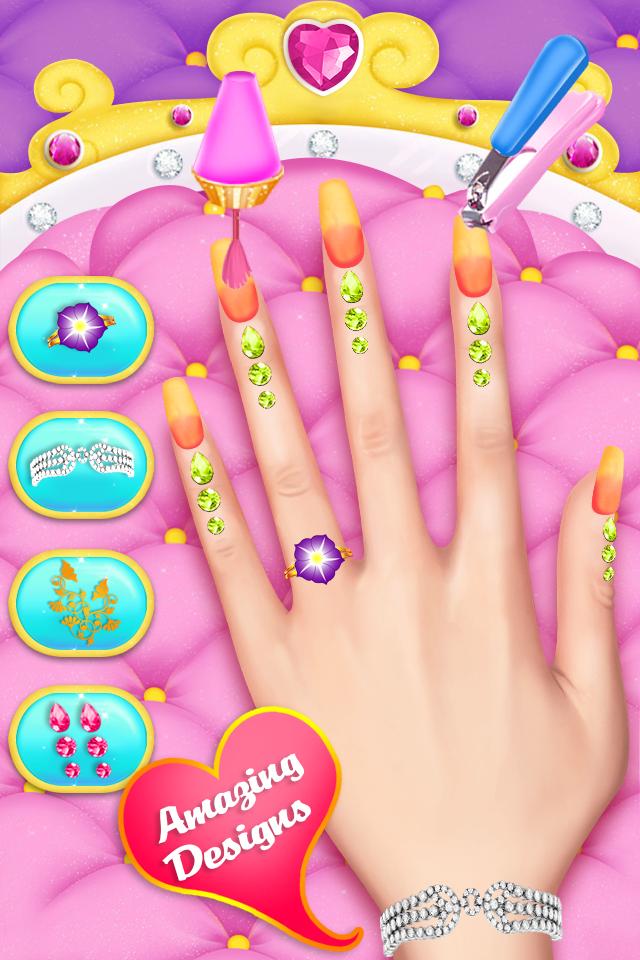 Model Girls Nail Salon Games