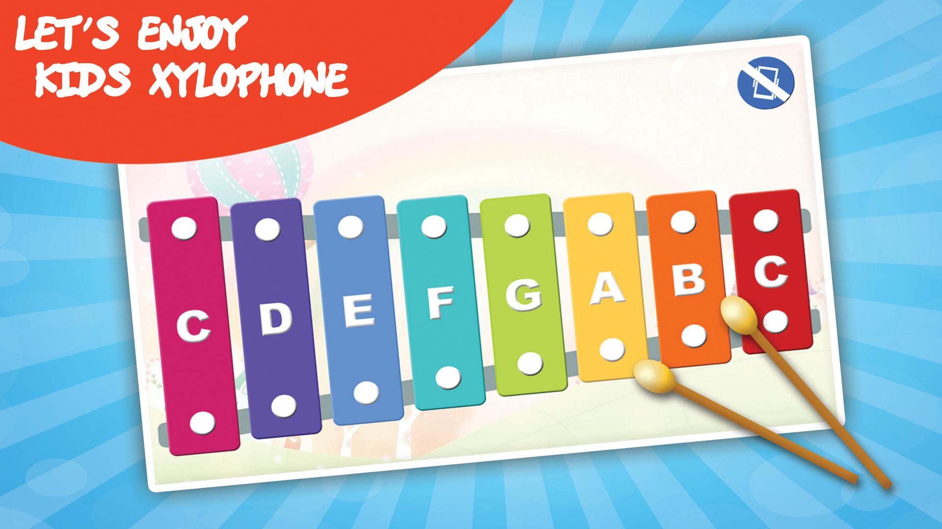 Music game for kids: Xylophone