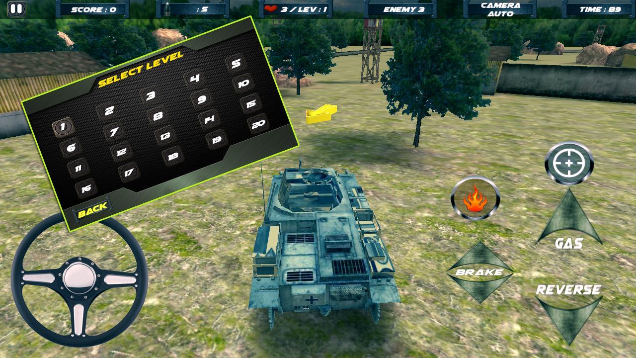3D Tank Attack War