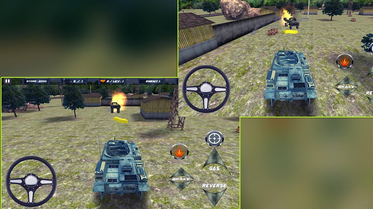 3D Tank Attack War