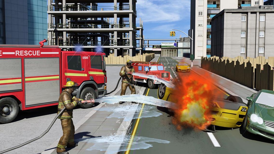 Real Hero FireFighter 3d Game