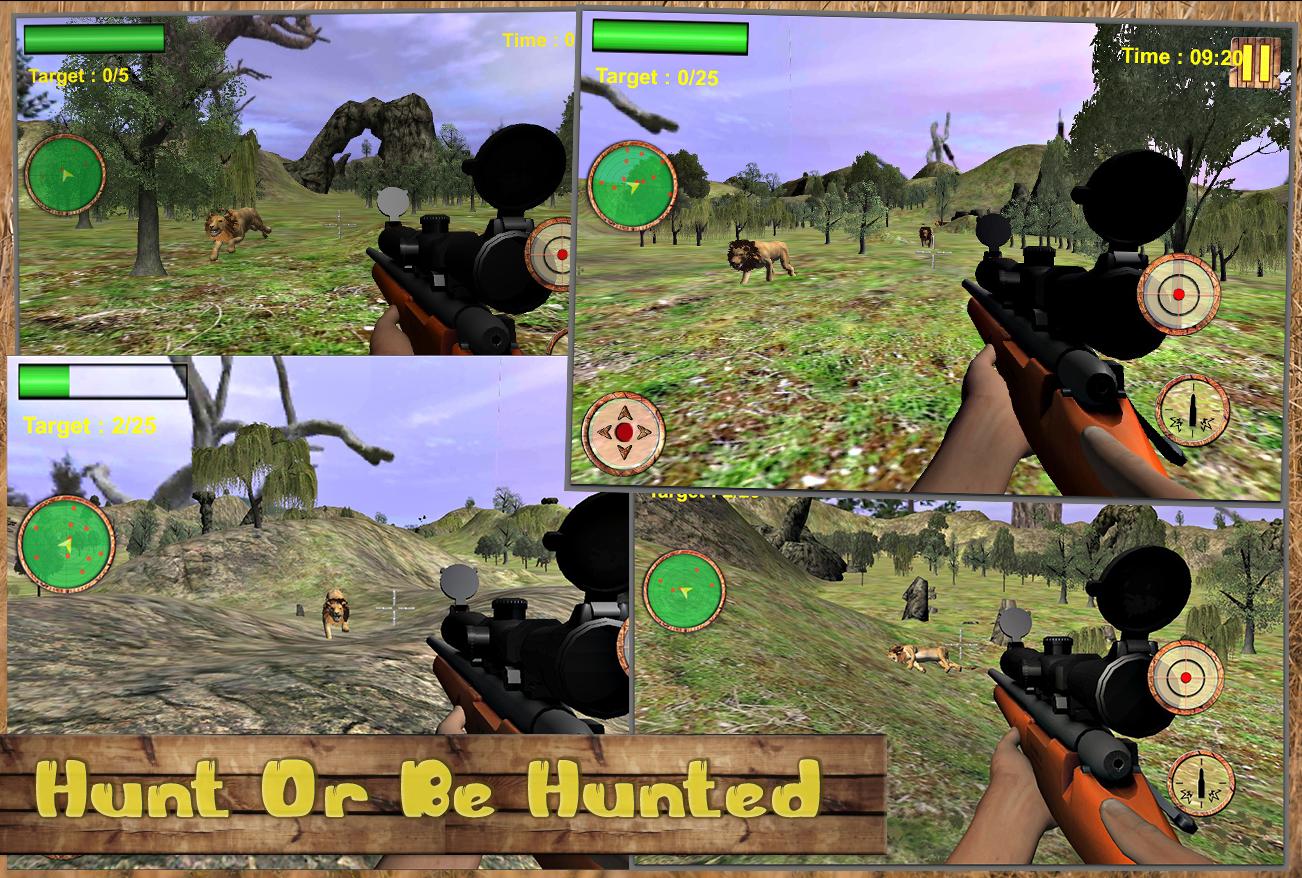 Lion Sniper Hunter 3D