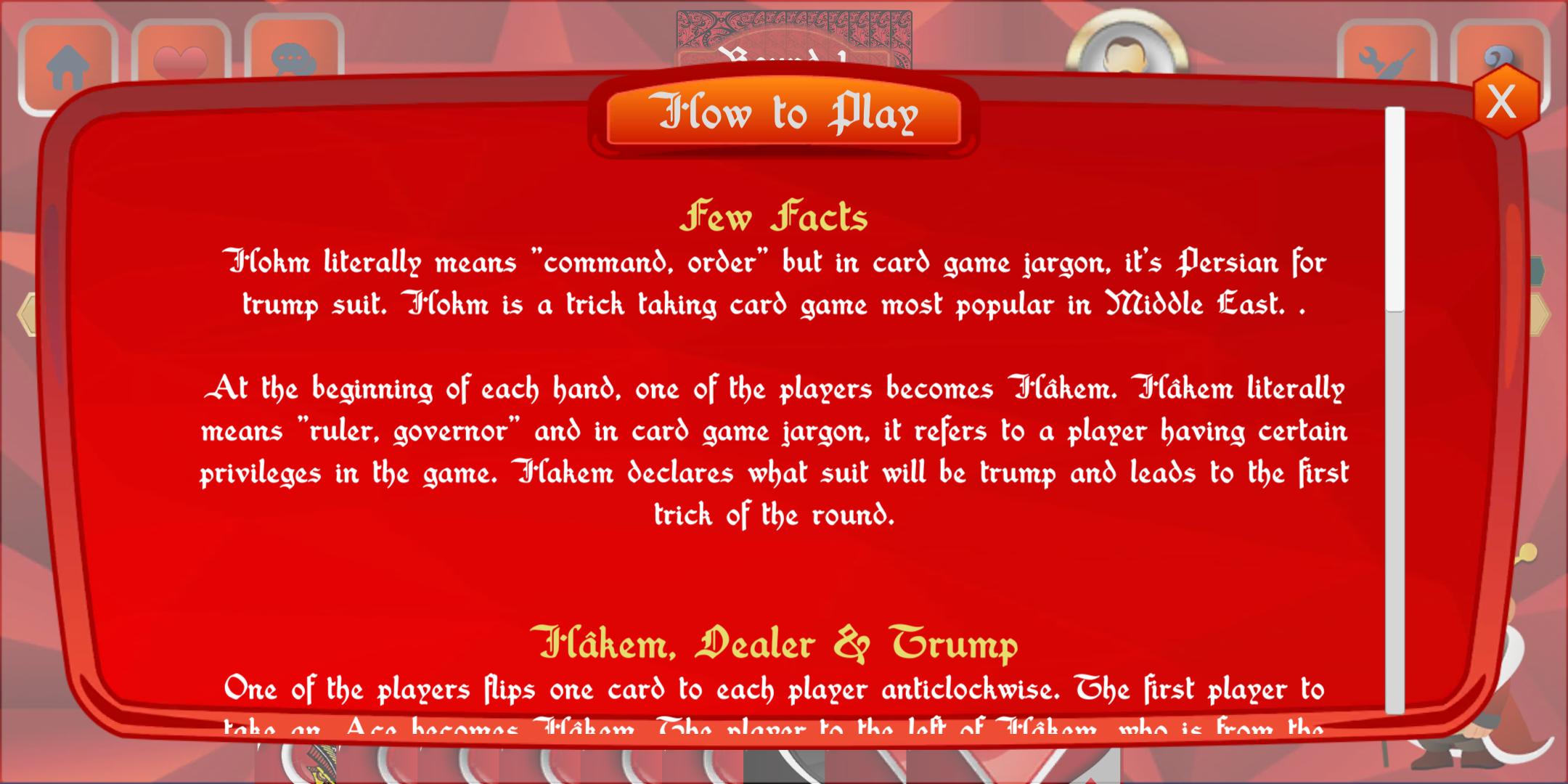 HOKM , Tarneeb & Spades