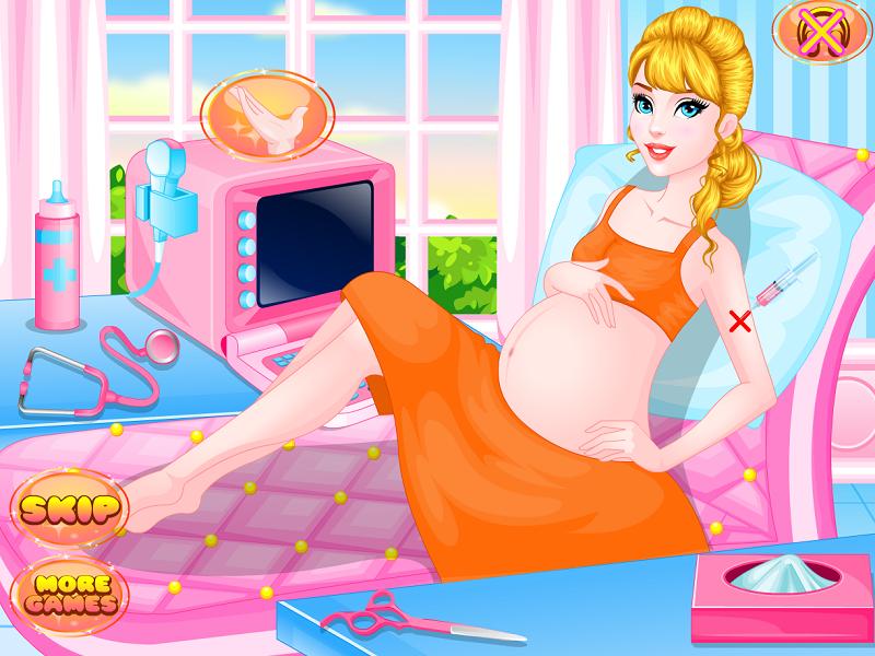 Give Birth Newborn Baby