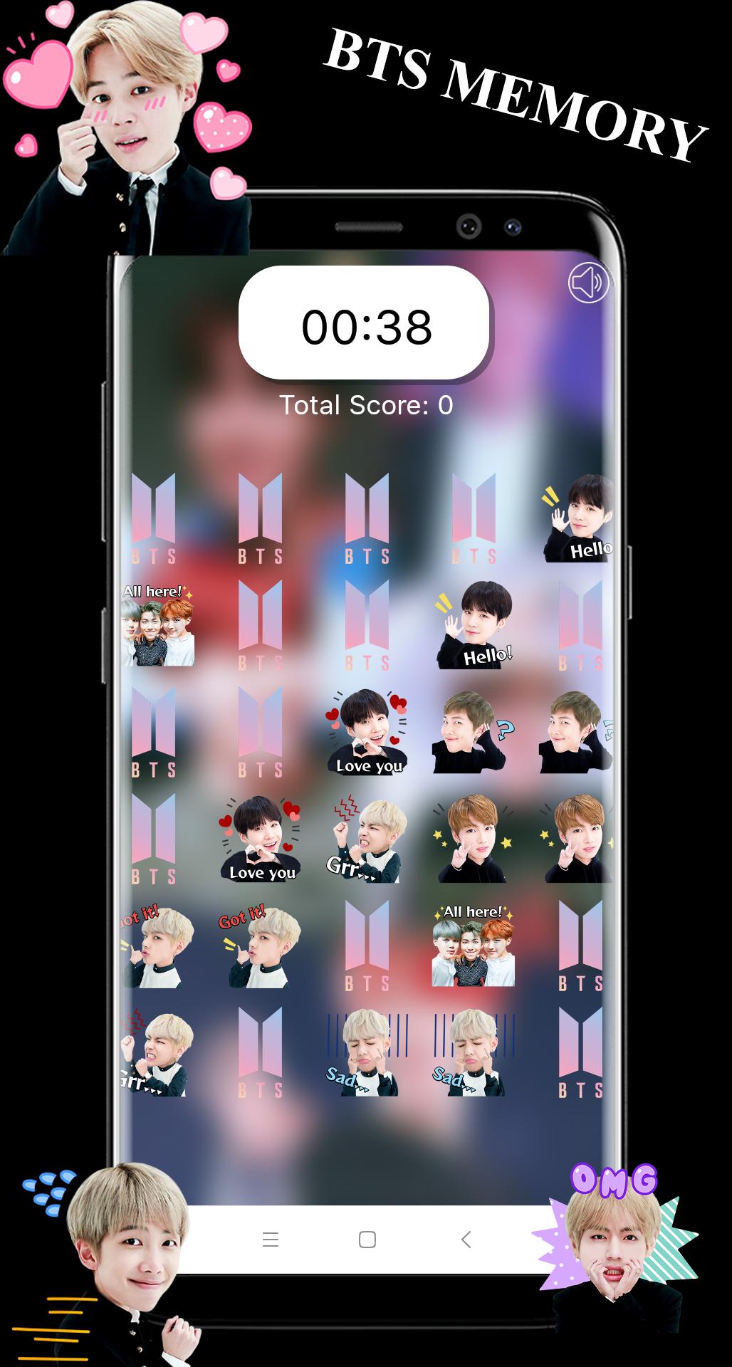 Find BTS Sticker: Brain Training With BTS Stickers