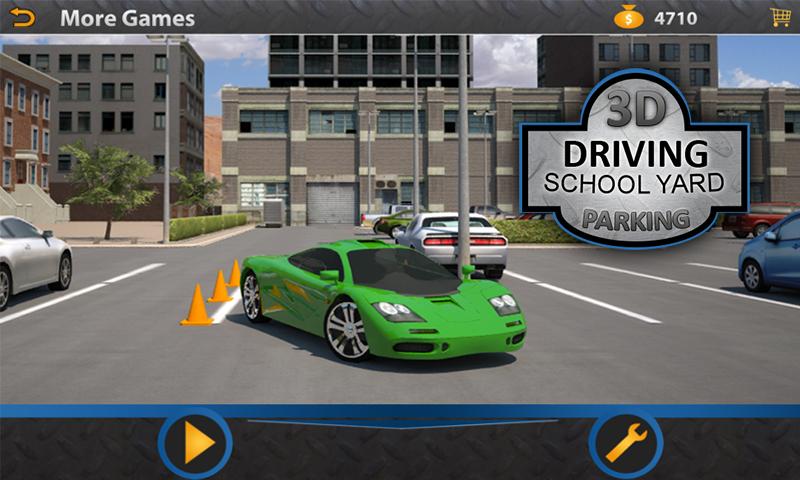 3D Driving School Yard Parking