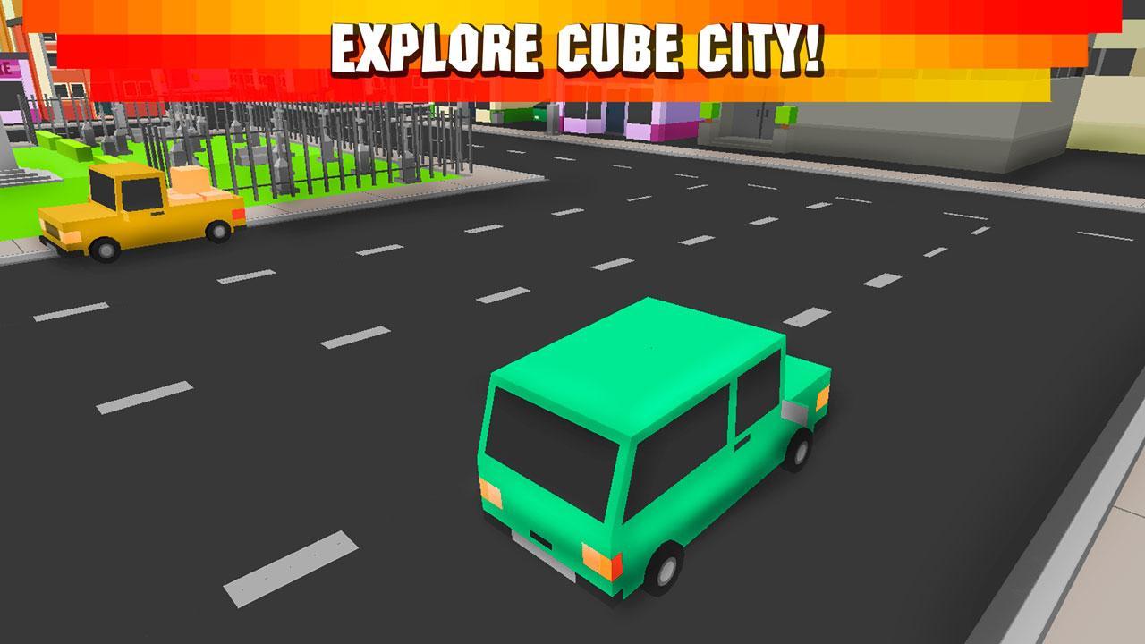 Cube Race: Cops vs Robbers 3D