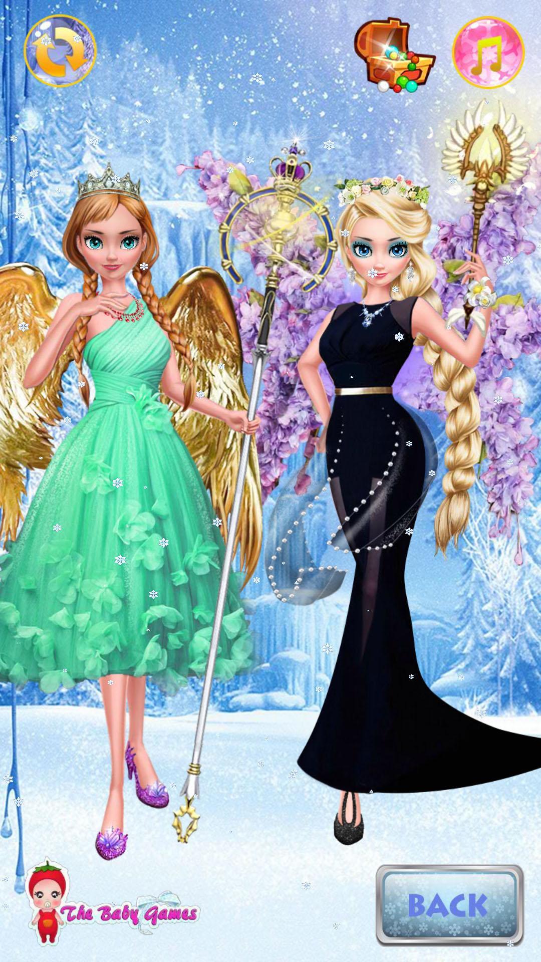 Ice Angel Elsa Anna