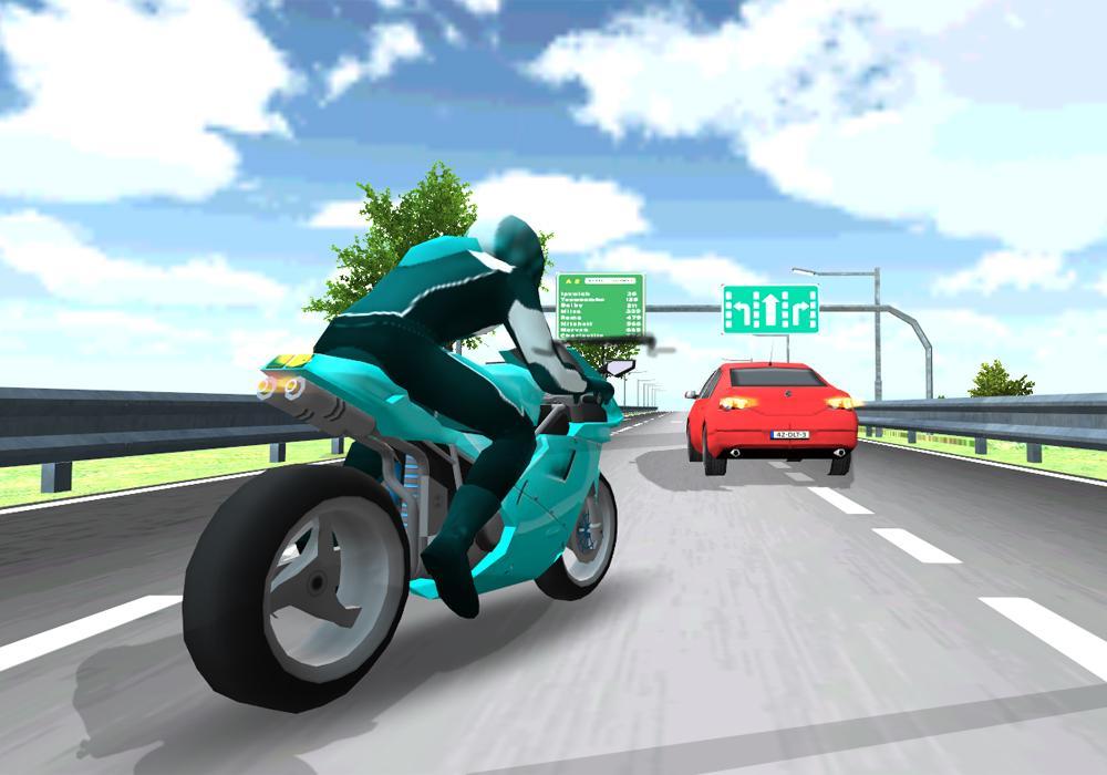 Race Traffic Motorbike