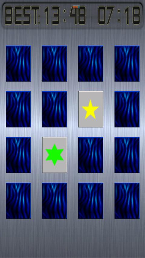 TIME ATTACK,Pair-memory game