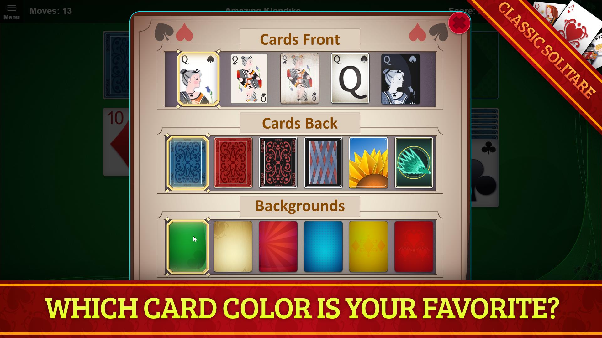 Amazing Klondike Solitaire
