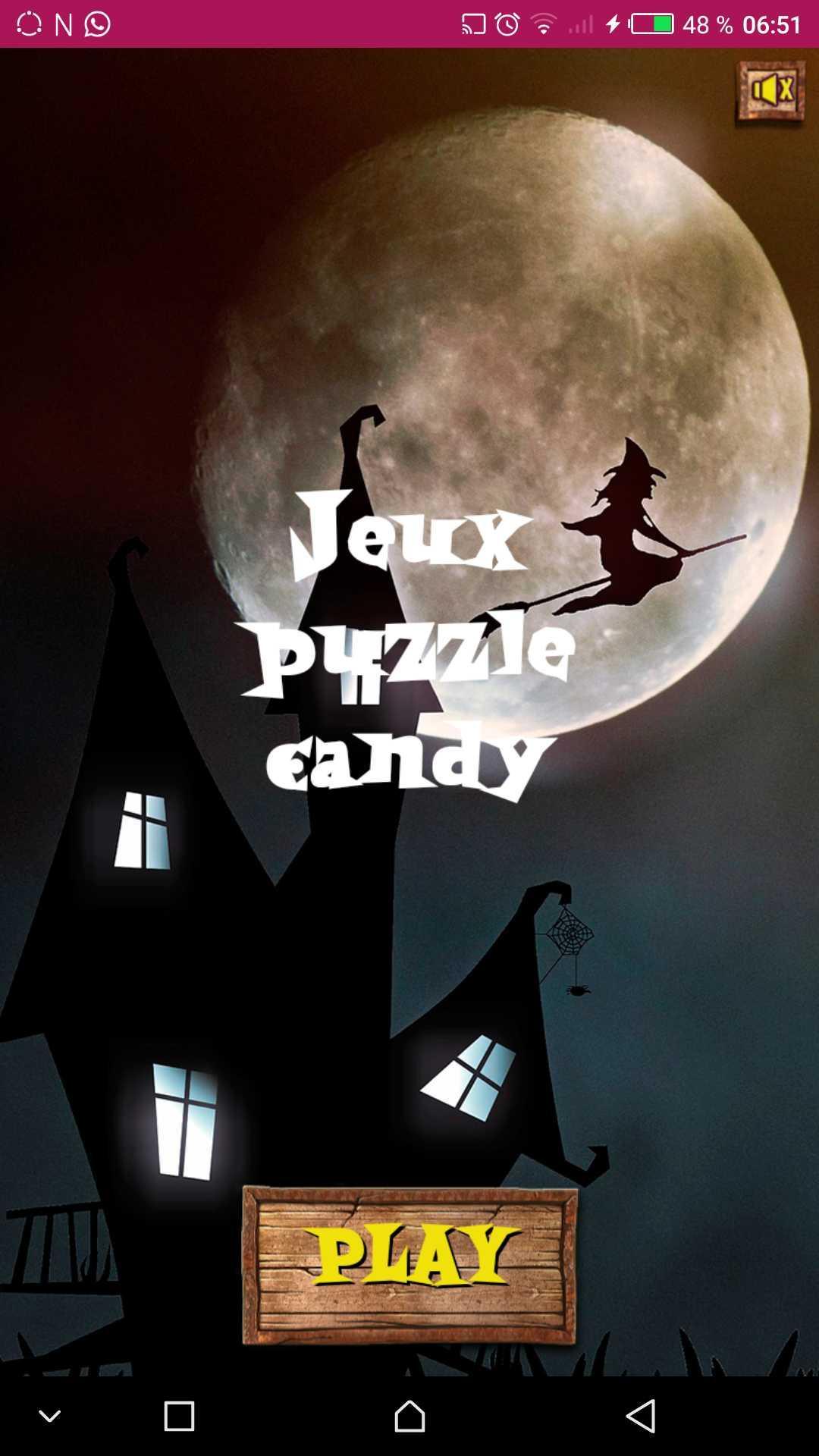 Jeux puzzle candy